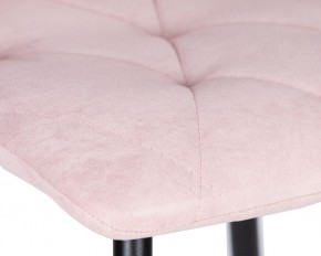 Стул обеденный DOBRIN CHILLY ROMBO, Розовый Simple 03, основание черное в Троицке - troick.ok-mebel.com | фото 7