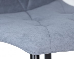 Стул обеденный DOBRIN CHILLY ROMBO, Серо-голубой Simple 26, основание черное в Троицке - troick.ok-mebel.com | фото 9