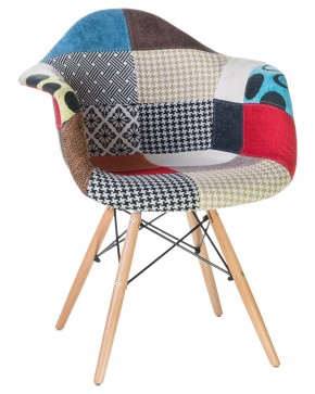 Стул обеденный DOBRIN DAW PATCHWORK, цвет сиденья мозаика в Троицке - troick.ok-mebel.com | фото