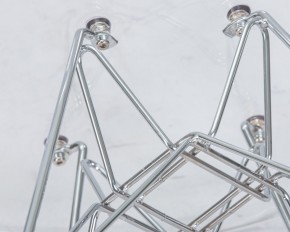 Стул обеденный DOBRIN DSR CASPER, ножки хром, цвет прозрачный в Троицке - troick.ok-mebel.com | фото 10