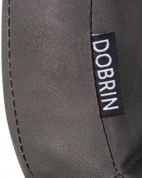 Стул обеденный DOBRIN MARK, черные ножки, серая антрацитовая винтажная экокожа (RU-08) в Троицке - troick.ok-mebel.com | фото 9