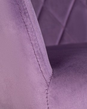 Стул обеденный DOBRIN ROBERT, черные матовые ножки, велюр V108-45 Темно-фиолетовый в Троицке - troick.ok-mebel.com | фото 7
