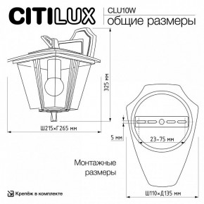 Светильник на штанге Citilux FORTS CLU10W в Троицке - troick.ok-mebel.com | фото 9