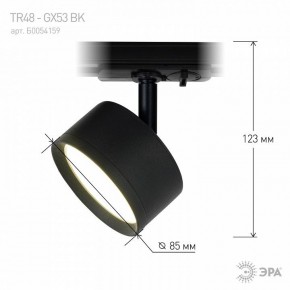 Светильник на штанге Эра  TR48 - GX53 BK в Троицке - troick.ok-mebel.com | фото 7