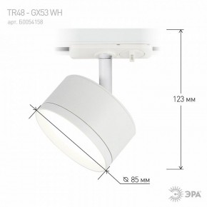 Светильник на штанге Эра  TR48 - GX53 WH в Троицке - troick.ok-mebel.com | фото 4