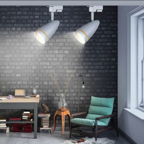 Светильник на штанге Эра  TR49 - GU10 WH в Троицке - troick.ok-mebel.com | фото 2