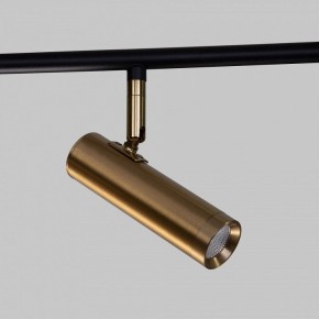 Светильник на штанге Eurosvet Epiphania 20252/6 LED черный/латунь в Троицке - troick.ok-mebel.com | фото 5