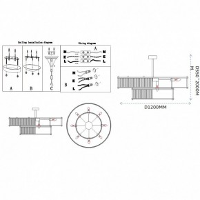 Светильник на штанге Imperiumloft RH Marais Round Chandelier 40,2668 в Троицке - troick.ok-mebel.com | фото 11