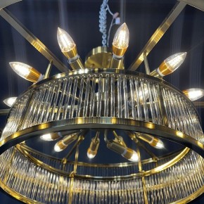 Светильник на штанге Imperiumloft RH Marais Round Chandelier 40,2668 в Троицке - troick.ok-mebel.com | фото 5