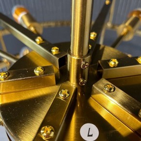 Светильник на штанге Imperiumloft RH Marais Round Chandelier 40,2668 в Троицке - troick.ok-mebel.com | фото 5