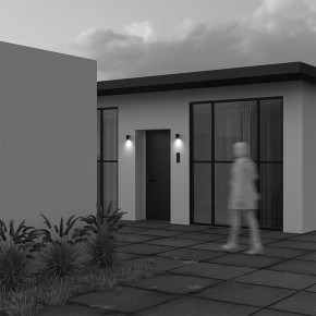 Светильник на штанге Maytoni Clyde O493WL-01B в Троицке - troick.ok-mebel.com | фото 4