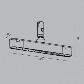 Светильник на штанге Maytoni Points Rot TR203-1-10W3K-S-B в Троицке - troick.ok-mebel.com | фото 8