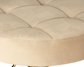 Табурет барный DOBRIN BRUNO GOLD, бежевый велюр (MJ9-10) в Троицке - troick.ok-mebel.com | фото