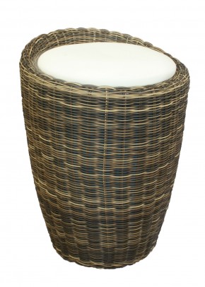 Табурет с местом для хранения LM-1100Rattan, кремовый в Троицке - troick.ok-mebel.com | фото
