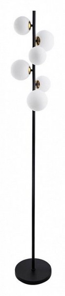 Торшер Arte Lamp Gemini A2243PN-6BK в Троицке - troick.ok-mebel.com | фото