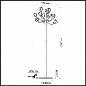 Торшер Odeon Light Gardi 5090/12F в Троицке - troick.ok-mebel.com | фото 5