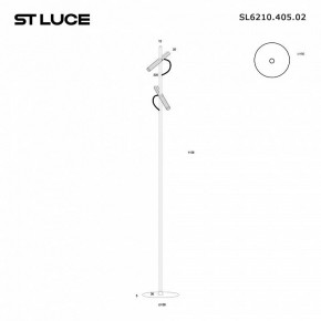Торшер ST-Luce LILT SL6210.405.02 в Троицке - troick.ok-mebel.com | фото 2
