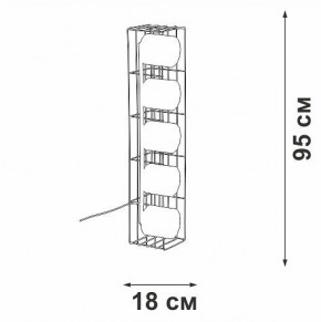 Торшер Vitaluce V3019 V3019-1/5P в Троицке - troick.ok-mebel.com | фото 4