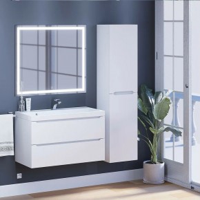 Тумба под раковину Uperwood Tanos 100 см, подвесная, белая матовая в Троицке - troick.ok-mebel.com | фото 11