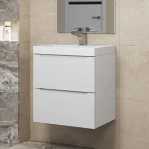 Тумба под раковину Uperwood Tanos 50 см, подвесная, белая матовая в Троицке - troick.ok-mebel.com | фото