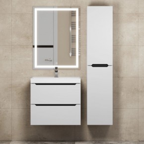 Тумба под раковину Uperwood Tanos 60 см, подвесная, белая/графит в Троицке - troick.ok-mebel.com | фото 13