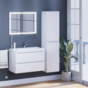 Тумба под раковину Uperwood Tanos 80 см, подвесная, белая матовая в Троицке - troick.ok-mebel.com | фото 11