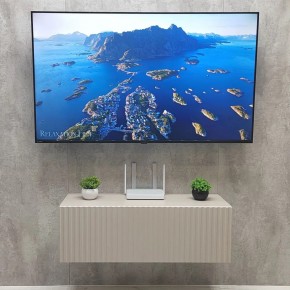 Тумба подвесная под ТВ LINES MTV3-MA 900 Бежевый (Леда-М 10.1.5) в Троицке - troick.ok-mebel.com | фото 3