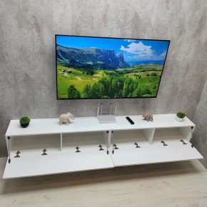Тумба подвесная под ТВ LINES MTV4-MA 1150 Белый глянец (Белый-M 10.1.1) в Троицке - troick.ok-mebel.com | фото 12