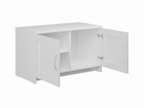 Тумба СИРИУС двухдверная низкая, цвет белый в Троицке - troick.ok-mebel.com | фото 2