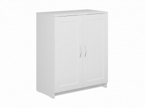 Тумба СИРИУС двухдверная, цвет белый в Троицке - troick.ok-mebel.com | фото