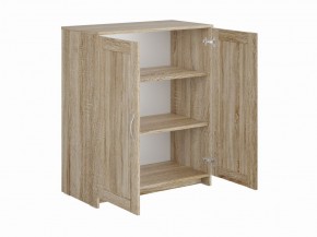 Тумба СИРИУС двухдверная, цвет Дуб Сонома в Троицке - troick.ok-mebel.com | фото 2