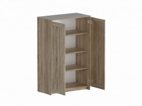 Тумба СИРИУС двухдверная высокая, цвет Дуб Сонома в Троицке - troick.ok-mebel.com | фото 3