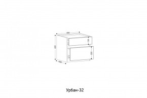 УРБАН- 32 Тумба в Троицке - troick.ok-mebel.com | фото 2