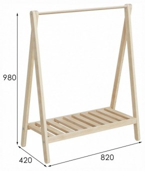 Вешалка гардеробная Стойка низкая в Троицке - troick.ok-mebel.com | фото 11