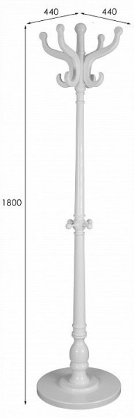 Вешалка-стойка В 1Н в Троицке - troick.ok-mebel.com | фото 7