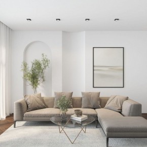 Встраиваемый светильник Denkirs FLAT DK2091-BK в Троицке - troick.ok-mebel.com | фото 5