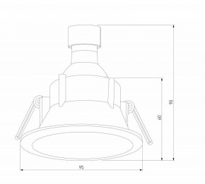 Встраиваемый светильник Elektrostandard Side 25059/01 в Троицке - troick.ok-mebel.com | фото 6