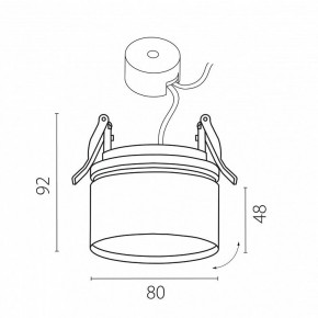 Встраиваемый светильник Lightstar Acuto 215806 в Троицке - troick.ok-mebel.com | фото 4