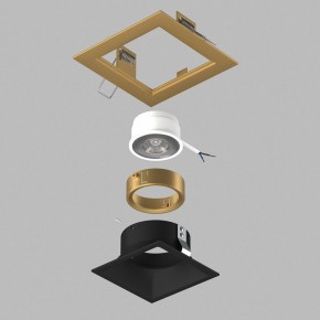 Встраиваемый светильник Lightstar Domino D51307GMOD в Троицке - troick.ok-mebel.com | фото 3