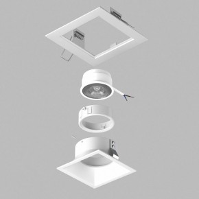 Встраиваемый светильник Lightstar Domino D51606WMOD в Троицке - troick.ok-mebel.com | фото 2