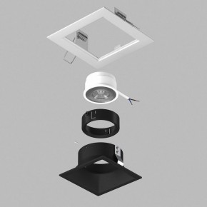 Встраиваемый светильник Lightstar Domino D51607BMOD в Троицке - troick.ok-mebel.com | фото 2