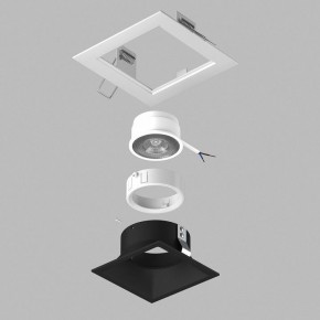 Встраиваемый светильник Lightstar Domino D51607WMOD в Троицке - troick.ok-mebel.com | фото 3