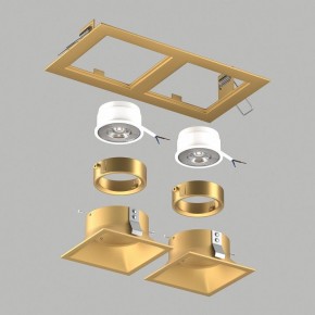 Встраиваемый светильник Lightstar Domino D5230303GMOD в Троицке - troick.ok-mebel.com | фото 3