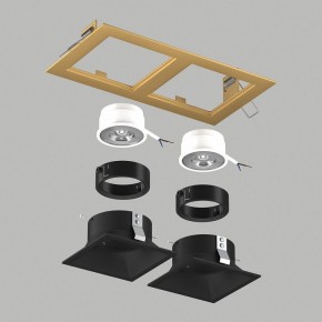 Встраиваемый светильник Lightstar Domino D5230707BMOD в Троицке - troick.ok-mebel.com | фото 3