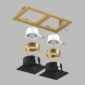 Встраиваемый светильник Lightstar Domino D5230707GMOD в Троицке - troick.ok-mebel.com | фото 2
