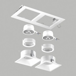 Встраиваемый светильник Lightstar Domino D5260606WMOD в Троицке - troick.ok-mebel.com | фото 3