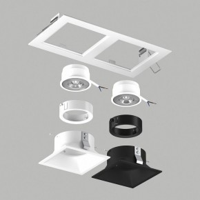 Встраиваемый светильник Lightstar Domino D5260607WBMOD в Троицке - troick.ok-mebel.com | фото 3