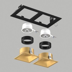 Встраиваемый светильник Lightstar Domino D5270303BMOD в Троицке - troick.ok-mebel.com | фото 3