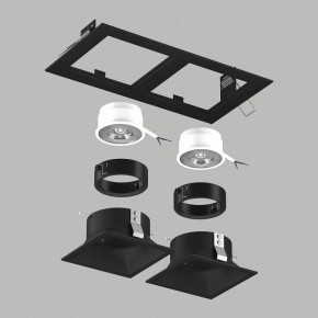 Встраиваемый светильник Lightstar Domino D5270707BMOD в Троицке - troick.ok-mebel.com | фото 3