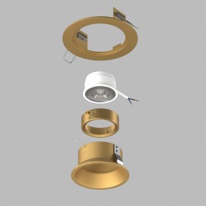 Встраиваемый светильник Lightstar Domino D61303GMOD в Троицке - troick.ok-mebel.com | фото 3